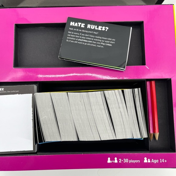 LINKEE Family Party Trivia Board Game Fast-Thinking Fun - Picture 2 of 3